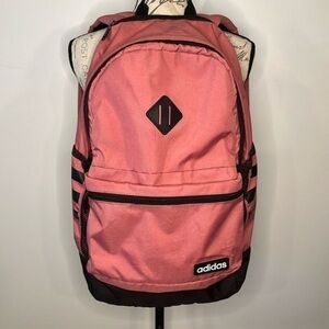 Adidas backpack book bag mauve rose pink